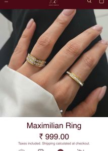 Elegant Crystal Band Ring