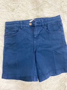 Classic Blue Denim Shorts