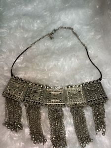 Oxidised Choker Neckpiece