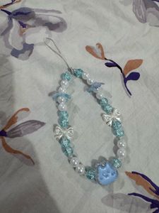 Cute Cat Beaded Phone Charm
