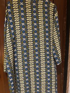 Printed Long Kimono Jacket
