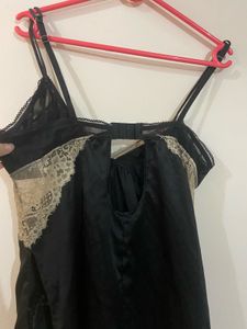 Gorgeous black slik night dress