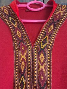 NEW Red Woolen Kurta