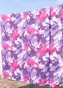 Abstract Printed Pure Georgette Multi color Saree
