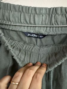 Green Cargo Jogger Pants