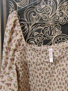 Boho Floral Print Mini Dress