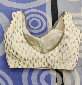 Backless Blouse With Side Open