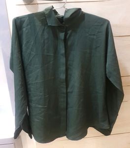 M SIZE 34 Bust Olive Formal Shirt