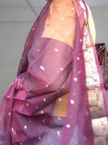 Elegant Maroon &amp; Gold Dupatta