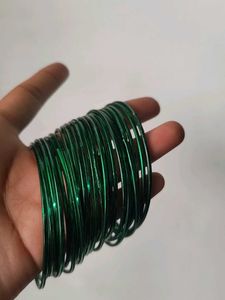 Emerald Green Bangle Set