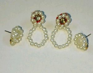 Fancy Pearls Eyer rings &amp; Second Tops Jadawi pearl