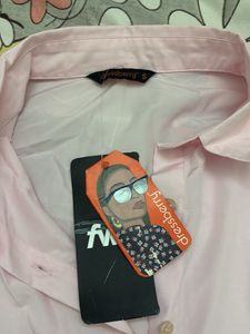 Chic Pink Shirt Dress