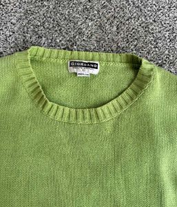 100% og giordano Green Textured Knit Sweater
