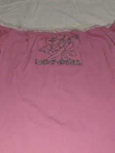 Pink Off-Shoulder Crop Top