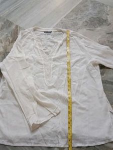 White Embroidered Kurta