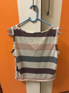 Striped Sleeveless Tank Top