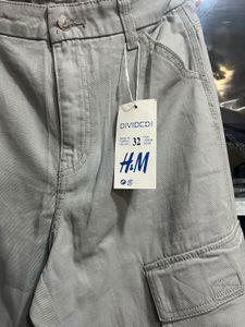 H&amp;M Gray Cargo Pants
