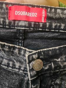 Washed Black Flare Jeans