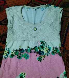 Floral Print Dress Material