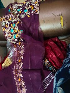 New plazo set party wear heavy dupatta