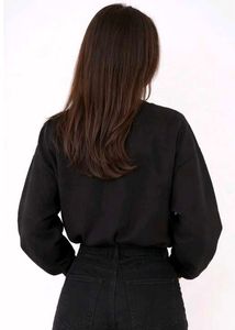 Black Graphic Sweatshirt Top | Like New | Bought f