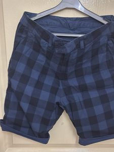 New Men's Navy Blue reversible   Shorts