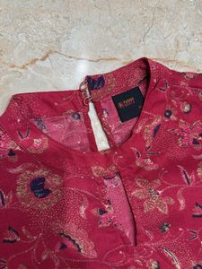 Boho Floral Puff Sleeve Top