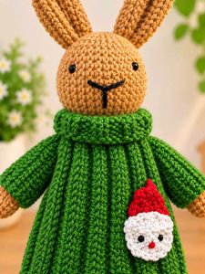 Handmade Crochet Bunny Toy