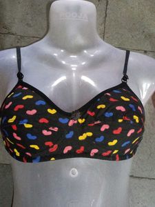 Cute Heart Print Bra (4 pieces, per piece 89/-)