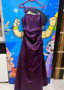 Elegant Purple Evening Gown