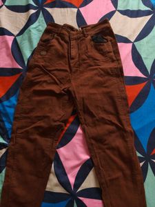 Brown Casual Pants