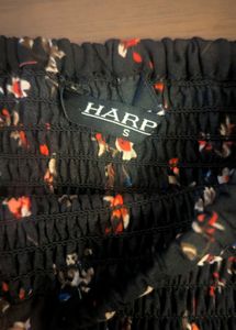 Harpa Floral Print Smocked Top (S)