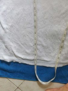 White thermal Tank Top