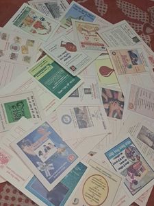 20 Collectible Indian Meghdoot postcards,