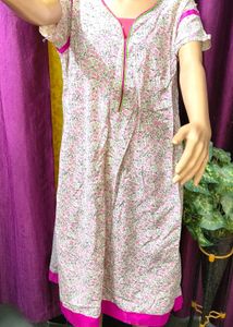 Beautiful Floral Print Kurta Frock