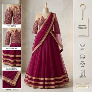 Elegant Embroidered Lehenga Choli