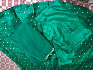Stunning Green Polka Dot Gown