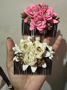 Floral Hair Combs (Set of 2)