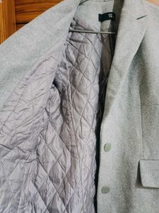 Elegant Grey Trench Coat