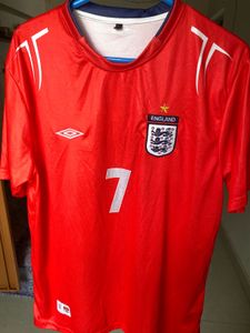 Umbro Retro England #7 Beckham Jersey [UNUSED]
