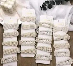 Pearl Hair Clip Set - Elegant Accessory