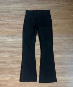 Men's Black Flare Jeans