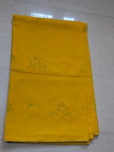 Elegant Yellow Saree with blouse