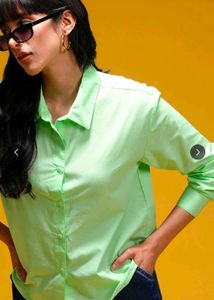 Light Green Collared Shirt