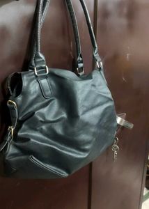 Charcoal Color Handbag For Girl Or Woman