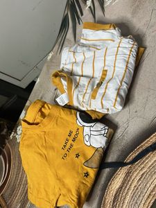 Cute Astronaut &amp; Stars Pajama Set
