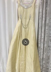 Elegant Yellow Maxi Dress
