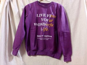 Purple Motivational Graphic Sweatshirt – Unisex