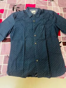 Men's Navy Full Sleeve Shirt