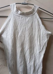 Ribbed Mock Neck Tank Top